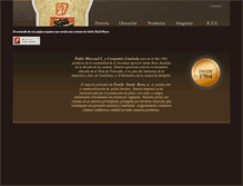 Tablet Screenshot of fundosantarosa.cl